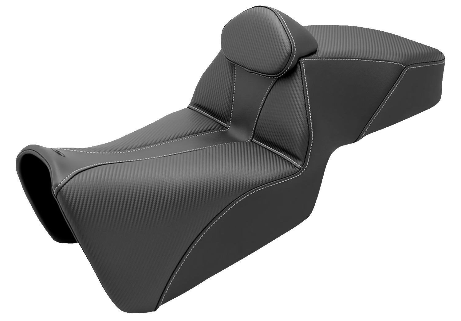 SADDLEMEN Adventure Tour Seat - w/ Backrest - Black - Pan Am '21-'24 821-34-200BR