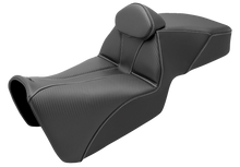 SADDLEMEN Adventure Tour Seat - w/ Backrest - Black - Pan Am '21-'24 821-34-200BR