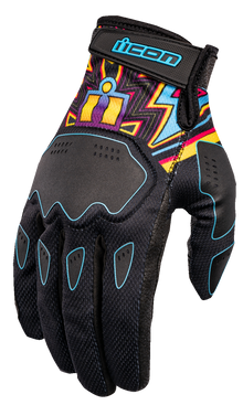 ICON Hooligan Lucky Lid™ Gloves - Black - Medium 3301-4642