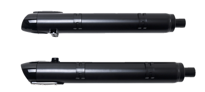 S&S CYCLE 4" Broadhead Slip-On Mufflers - Slash Cut - Black 550-1075