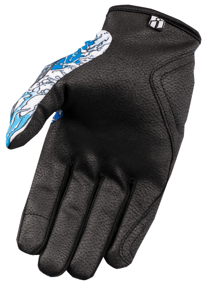 ICON Hooligan™ Dino Fury Gloves - Blue - XL 3301-4638