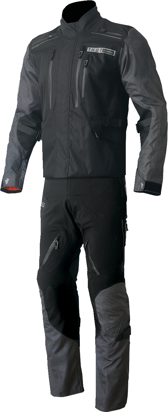 THOR Range Jersey - Black/Heather Gray - Small 2910-7476