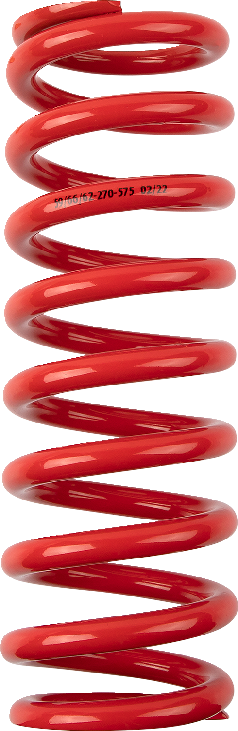 MOOSE OFFROAD Shock Spring - 59/62 mm OD - 57.5 n/mm - Red 1312-0968