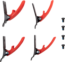 MOOSE OFFROAD Qualifier Boot Buckle Kit - Red 3430-1008