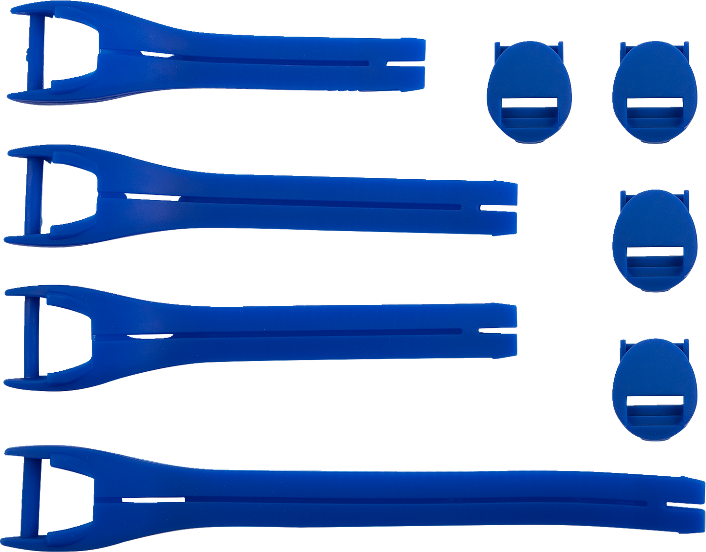 MOOSE OFFROAD Qualifier Boot Strap Kit - Blue - Size 10-15 3430-1020