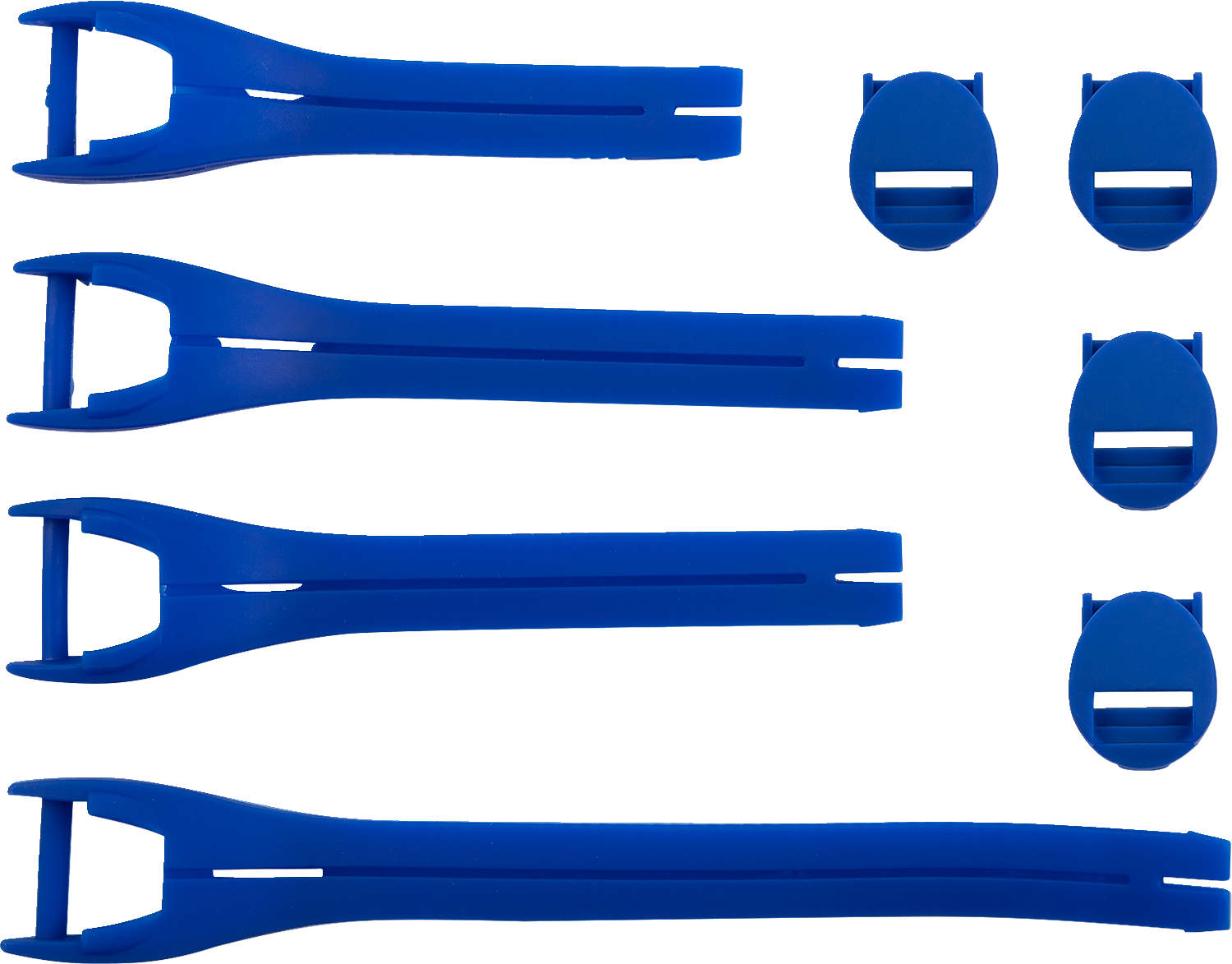 MOOSE OFFROAD Qualifier Boot Strap Kit - Blue - Size 10-15 3430-1020