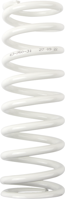 MOOSE OFFROAD Shock Spring - 63 mm OD - 31 n/mm - White 1312-1027