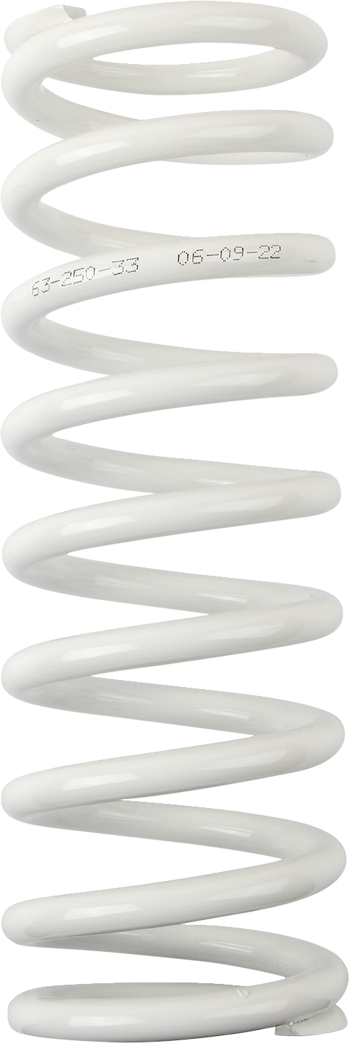 MOOSE OFFROAD Shock Spring - 63 mm OD - 33 n/mm - White 1312-1028