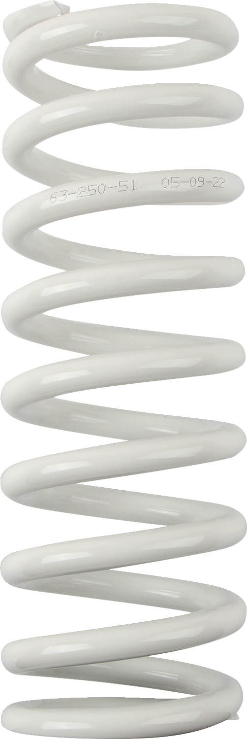 MOOSE OFFROAD Shock Spring - 63 mm OD - 51 n/mm - White 1312-1034