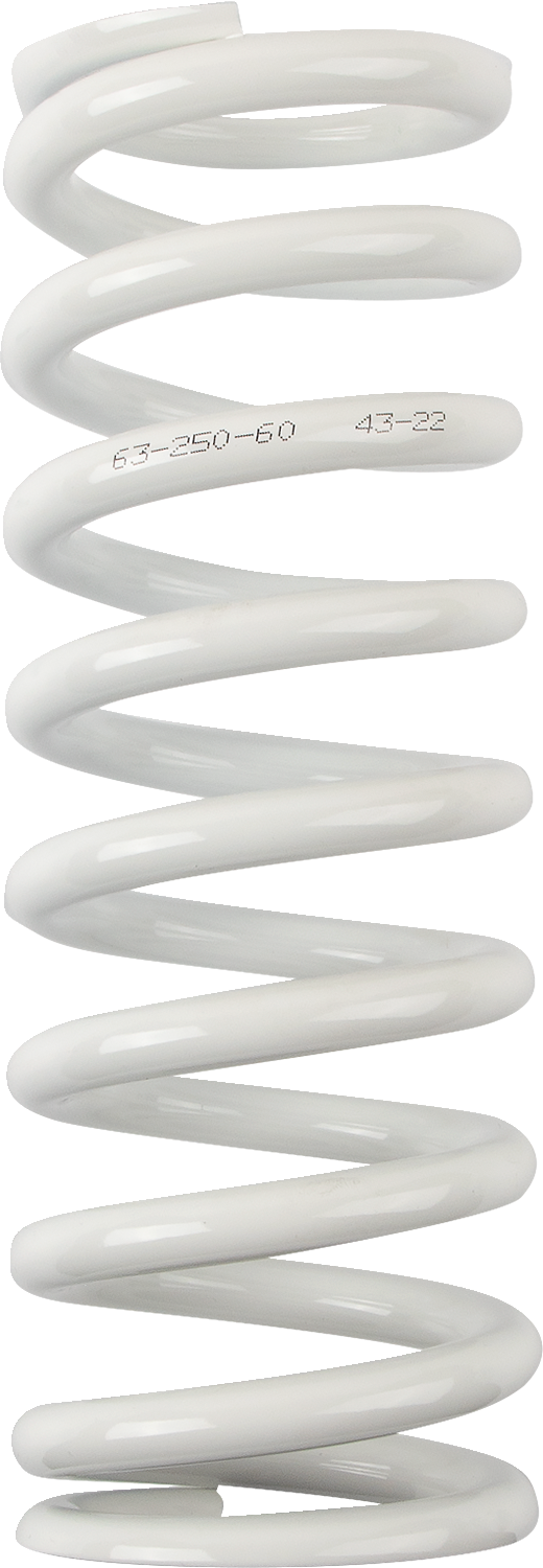 MOOSE OFFROAD Shock Spring - 63 mm OD - 60 n/mm - White 1312-1037