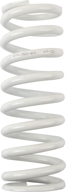 MOOSE OFFROAD Shock Spring - 63 mm OD - 60 n/mm - White 1312-1037