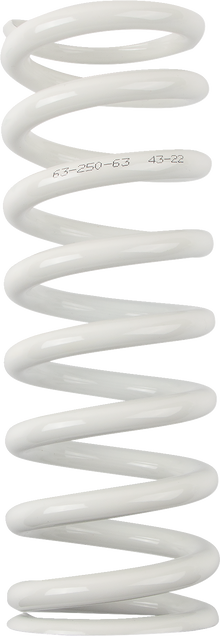 MOOSE OFFROAD Shock Spring - 63 mm OD - 63 n/mm - White 1312-1038