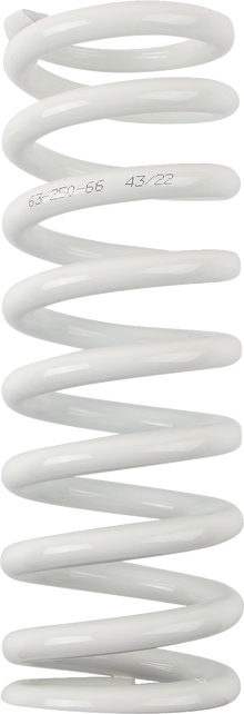 MOOSE OFFROAD Shock Spring - 63 mm OD - 66 n/mm - White 1312-1039