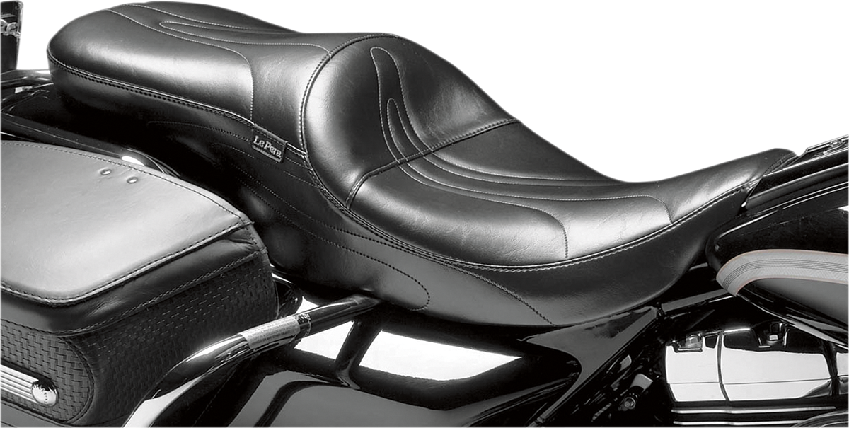 LE PERA Sorrento 2-Up Seat - Stitched - Black - FL '08-'23 LK-907