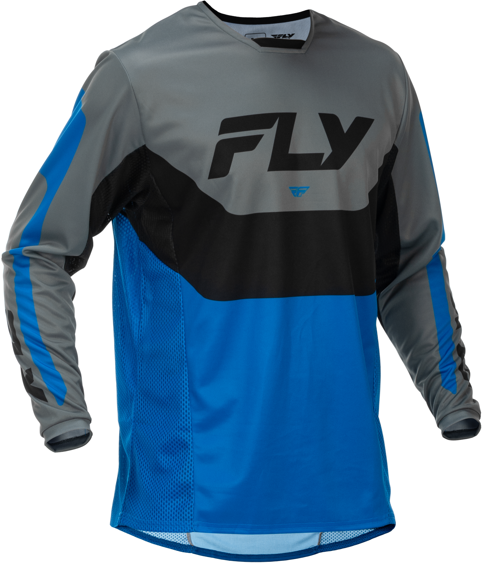 Kinetic Jersey Blue/Grey/Black Lg