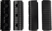 CALIBER Bunk Wrap Endcap - 2"x6" - Black - 4 Pack 23053-BK