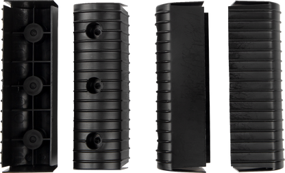 CALIBER Bunk Wrap Endcap - 2"x6" - Black - 4 Pack 23053-BK