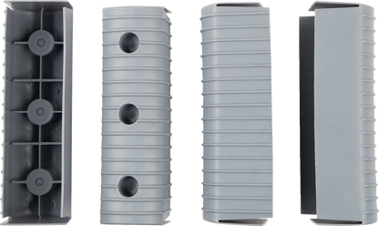 CALIBER Bunk Wrap Endcap - 2"x6" - Gray - 4 Pack 23053
