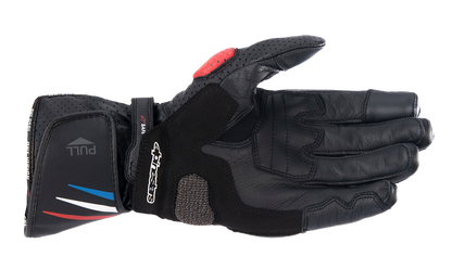ALPINESTARS Honda SP-8 V3 Gloves - Black/Bright Red/Blue - Medium 3558423-1317-M