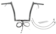 FAT BAGGERS INC. EZ Install Wired 1-1/4" Pointed Top Handlebar Kit - 14" - Chrome 901914