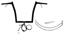 FAT BAGGERS INC. EZ Install Wired 1-1/4" Pointed Top Handlebar Kit - 14" - Black 901914-B