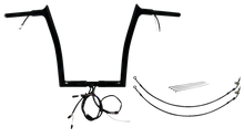 FAT BAGGERS INC. EZ Install Wired 1-1/4" Pointed Top Handlebar Kit - 14" - Black 902914-B