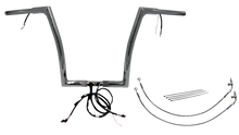 FAT BAGGERS INC. EZ Install Wired 1-1/4" Flat Top Handlebar Kit - 14" - Chrome 701914