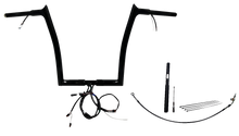 FAT BAGGERS INC. EZ Install Wired 1-1/4" Pointed Top Handlebar Kit - 14" - Black 912914-B