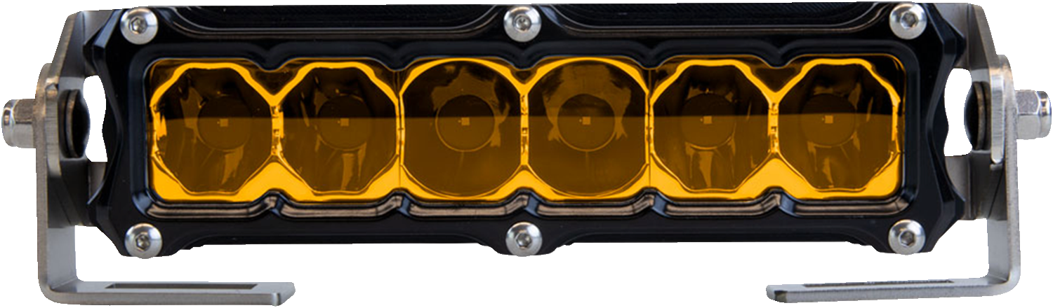 HERETIC Light Bar - 6" - Flood/Spot - Amber 50606