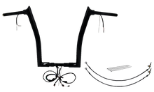 FAT BAGGERS INC. EZ Install Wired 1-1/2" Pointed Top Handlebar Kit - 16" - Black 801316-B