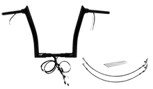 FAT BAGGERS INC. EZ Install Wired 1-1/2" Pointed Top Handlebar Kit - 14" - Black 801314-B