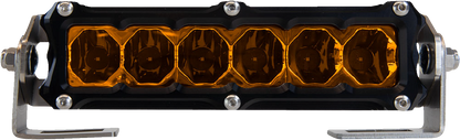 HERETIC Light Bar - 6" - Flood - Amber 50604
