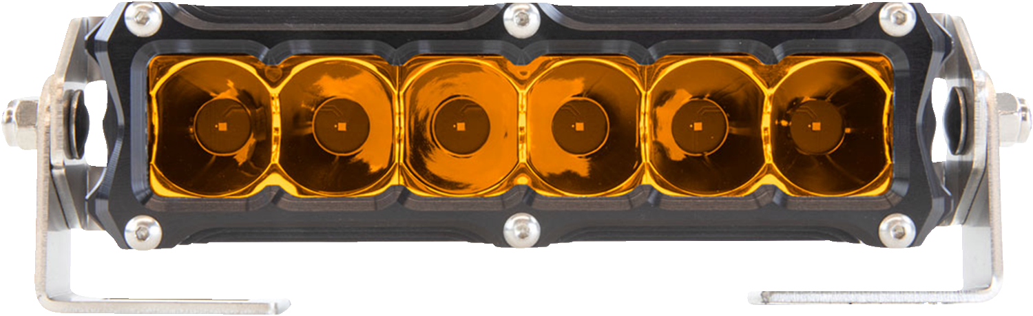 HERETIC Light Bar - 6" - Spot - Amber 50605