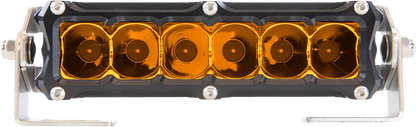 HERETIC Light Bar - 6" - Spot - Amber 50605