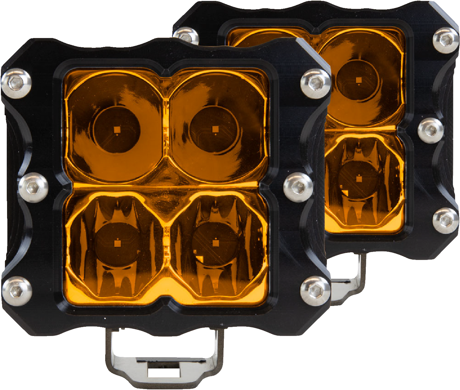 HERETIC Flood Light/Spotlight - Amber 52221