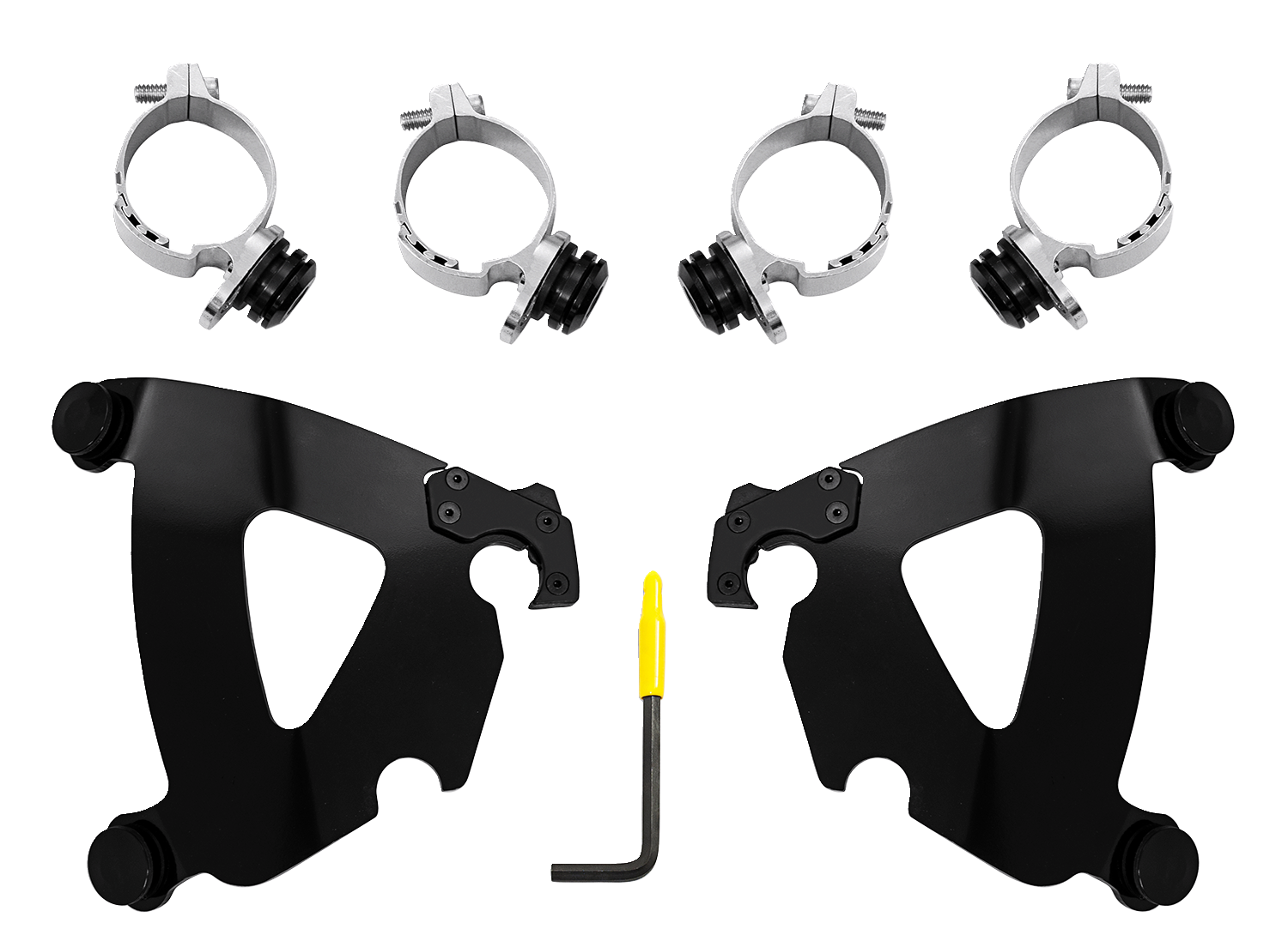 MEMPHIS SHADES Road Warrior Mounting Kit - Black - Chief MEB2076