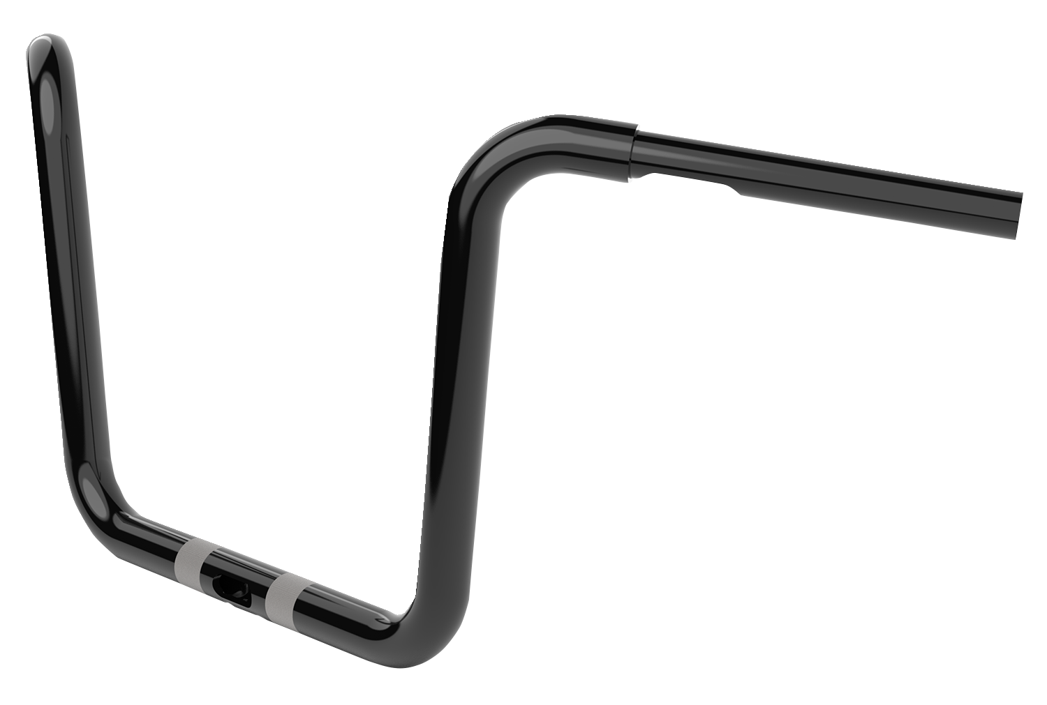 LA CHOPPERS Handlebar - Twin Round - 12" - Black LA-7324-12B