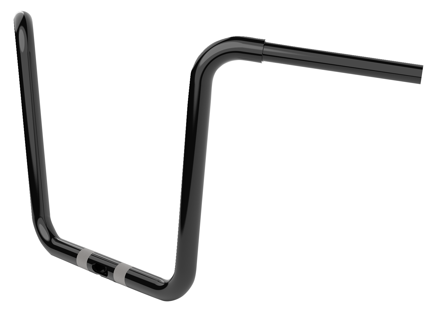 LA CHOPPERS Handlebar - Twin Round - 14" - Black LA-7324-14B