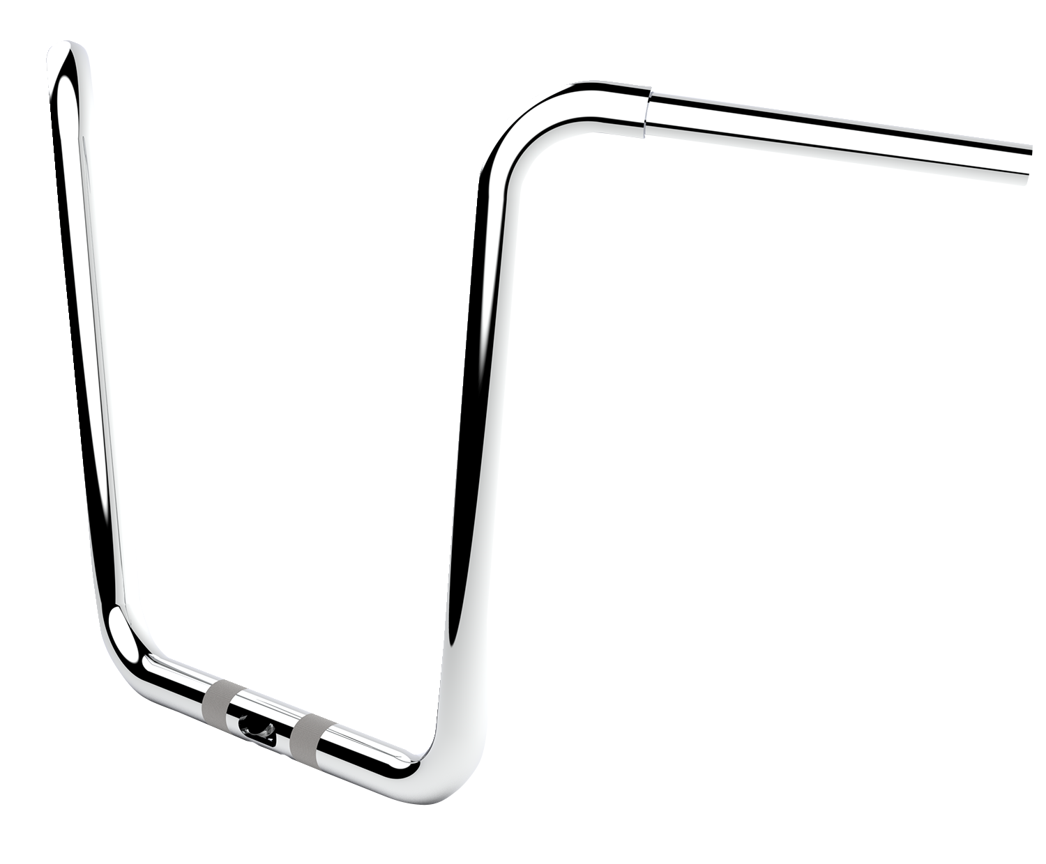 LA CHOPPERS Handlebar - Twin Round - 16" - Chrome LA-7324-16C