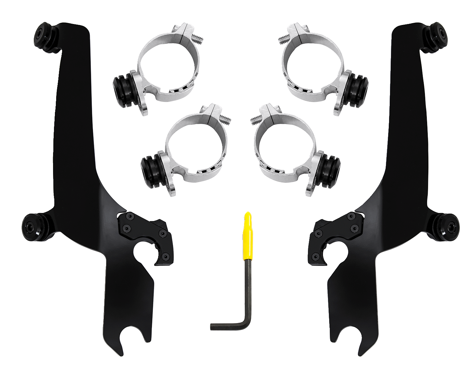 MEMPHIS SHADES Sportshield Mounting Kit - Black - Chief MEB2073