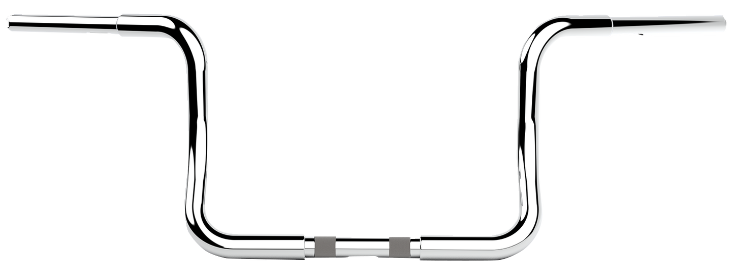 LA CHOPPERS Handlebar - Twin Round - 10" - Chrome LA-7325-10C