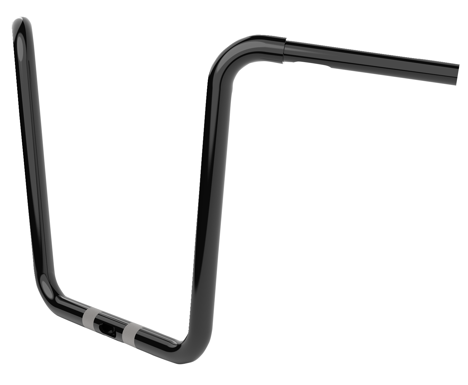 LA CHOPPERS Handlebar - Twin Round - 16" - Black LA-7324-16B
