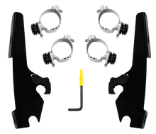 MEMPHIS SHADES Fats/Slim/Sportshield Mounting Kit - Black - Chief MEB2074