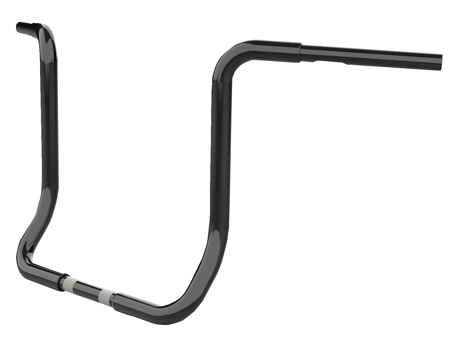 LA CHOPPERS Handlebar - Twin Round - 16" - Black LA-7325-16B