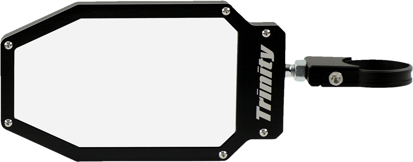 TRINITY RACING Mirror - Apex - Side View - Rectangle - Black TR-M1000-01