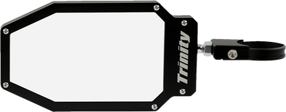 TRINITY RACING Mirror - Apex - Side View - Rectangle - Black TR-M1000-01