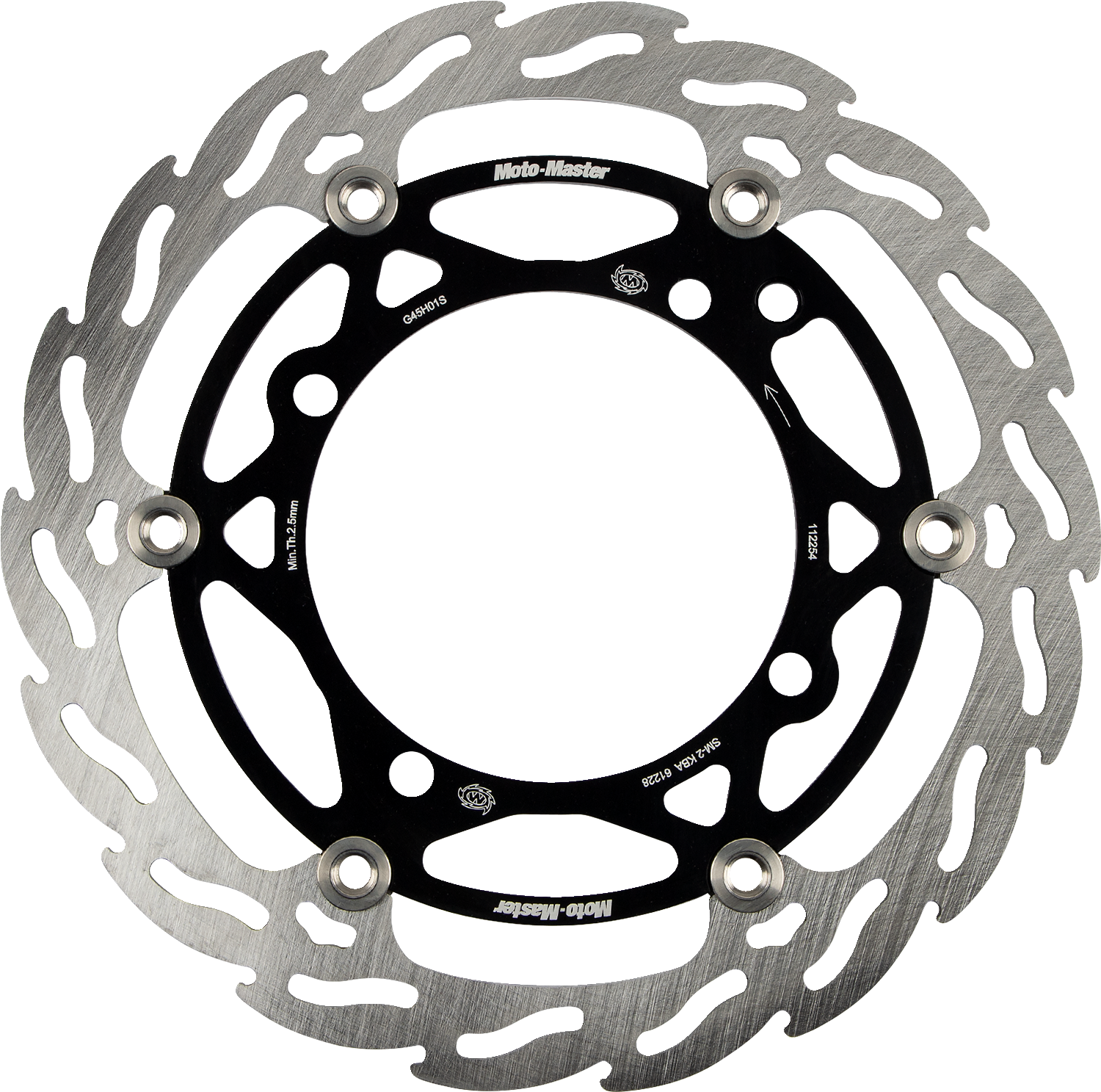 MOTO-MASTER Brake Rotor - Front - Flame 112254-PU