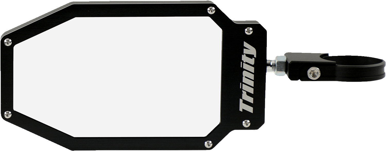TRINITY RACING Mirror - Apex - Side View - Rectangle - Black TR-M1000-02