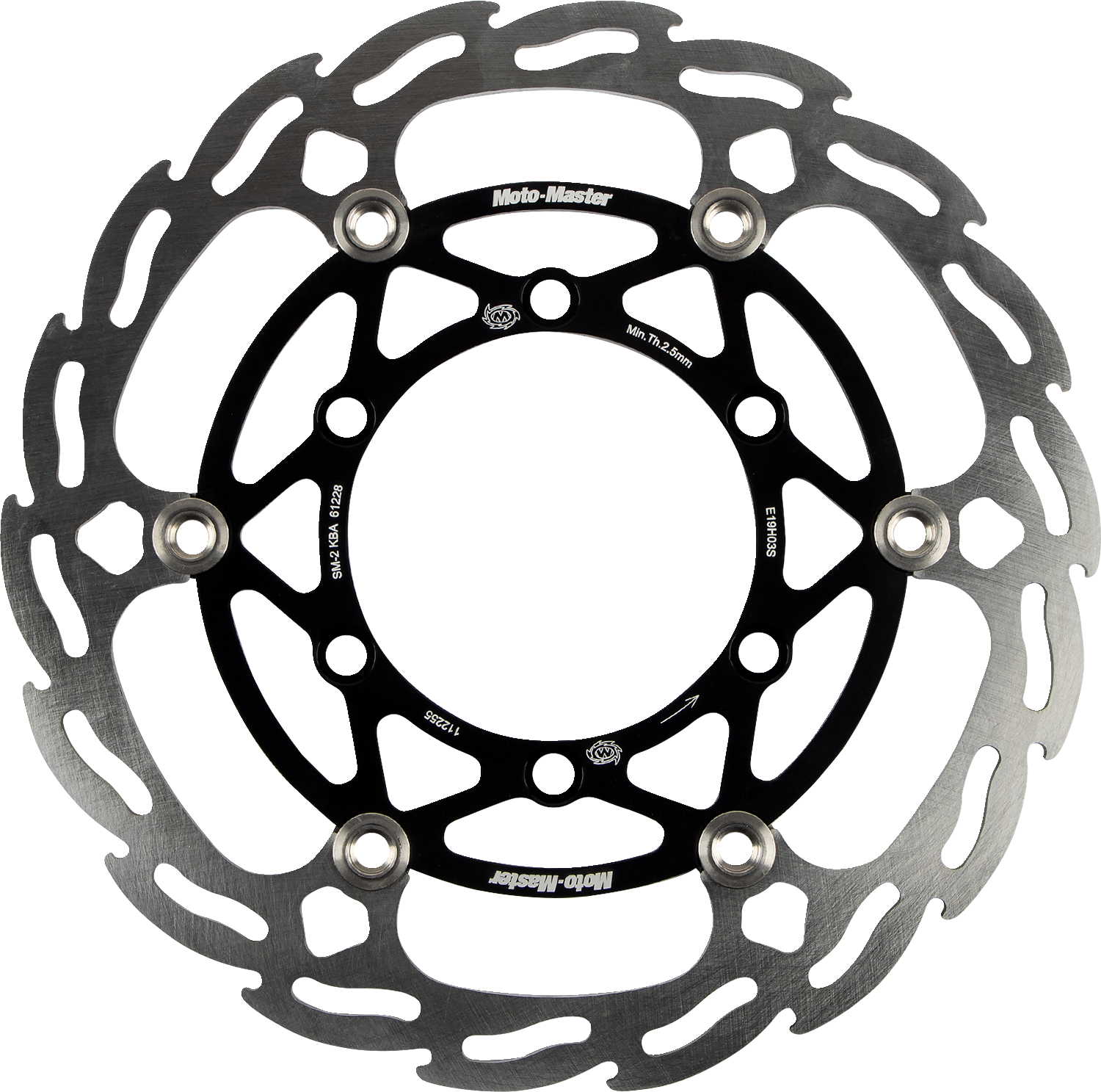 MOTO-MASTER Brake Rotor - Front - Flame 112255-PU