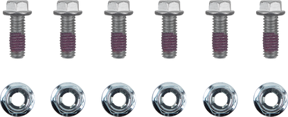 MOTO-MASTER Bolts - Brake Rotor - Torx w/Nuts - M6 x 16 - 6-Pack 012015-PU